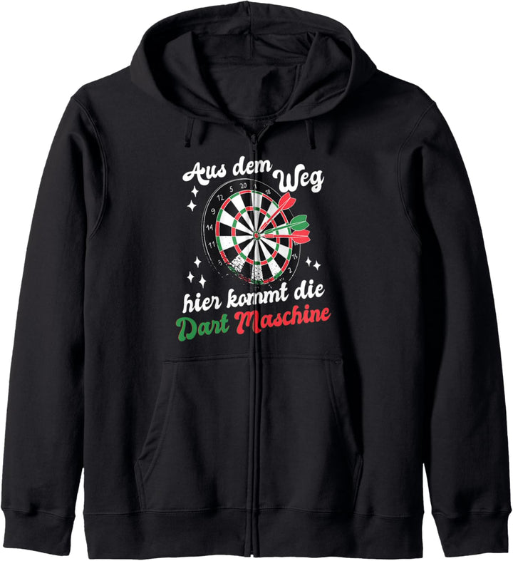 Aus Dem Weg Hier Kommt Die Dart Maschine Kapuzenjacke