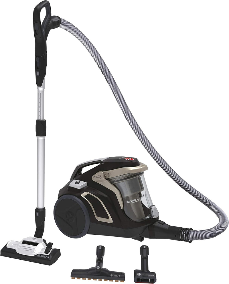 Hoover H-POWER 700 Bodenstaubsauger mit Tierdüse – beutelloser Staubsauger mit Zyklon- & Selbstreini