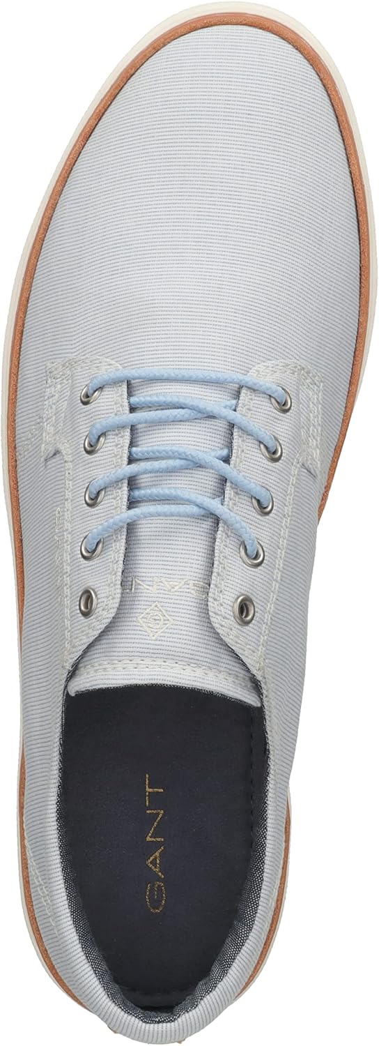 GANT Herren Prepville Low Lace Shoes Sneaker 40 EU Light Blue, 40 EU Light Blue