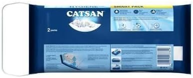 CATSAN Smart Pack – Nichtklumpende Katzenstreu auf saugfähigem Vlies – 3 Packungen mit 6 Packs 24L (