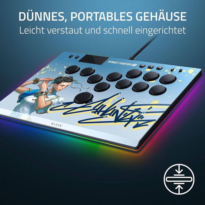 Razer Kitsune - Optischer All-Button-Arcade-Controller für PS5 und PC (Layout mit 4 präzisen Bewegun