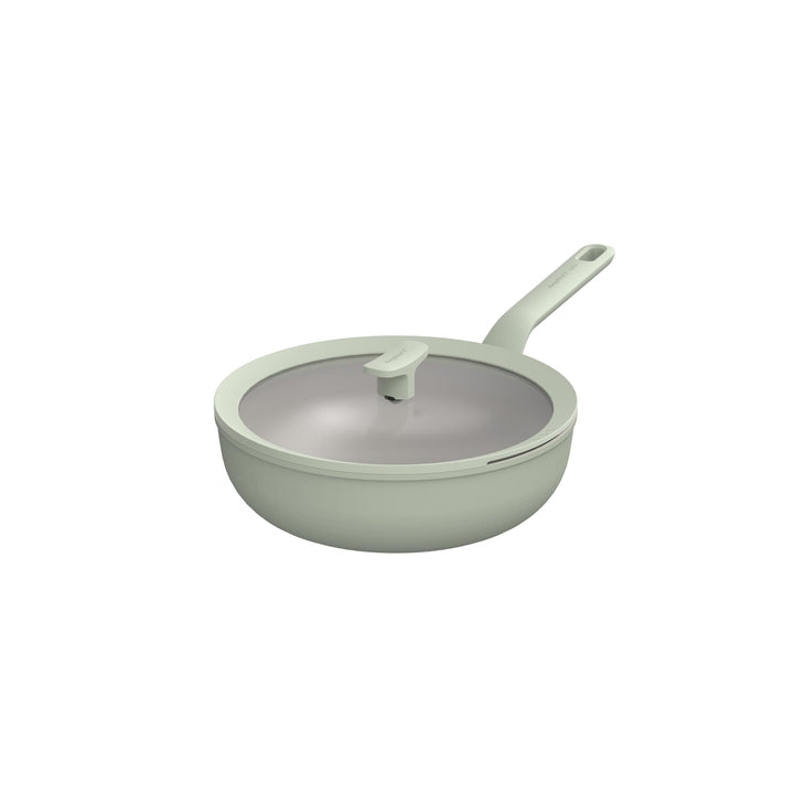 Berghoff Leo Balance Wok Pfanne (28cm) - Wok mit Deckel - Antihaft Wokpfanne - für alle Herdarten -