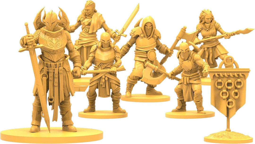 Steamforged Games SFGT-012 Godtear: The Borderlands Starter-Set Zubehör, Mehrfarbig Die Grenzgebiete