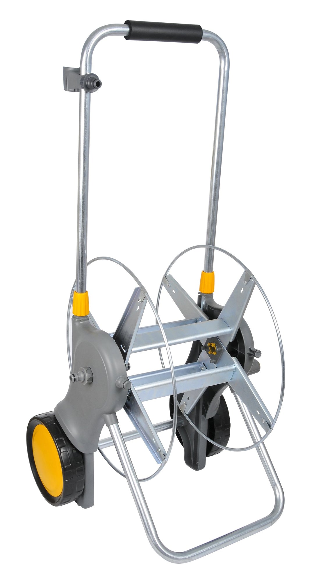 Hozelock 90 m Montierter Metall-Schlauchwagen für 90 Meter Schlauch ohne Schlauch, für 90 Meter Schl