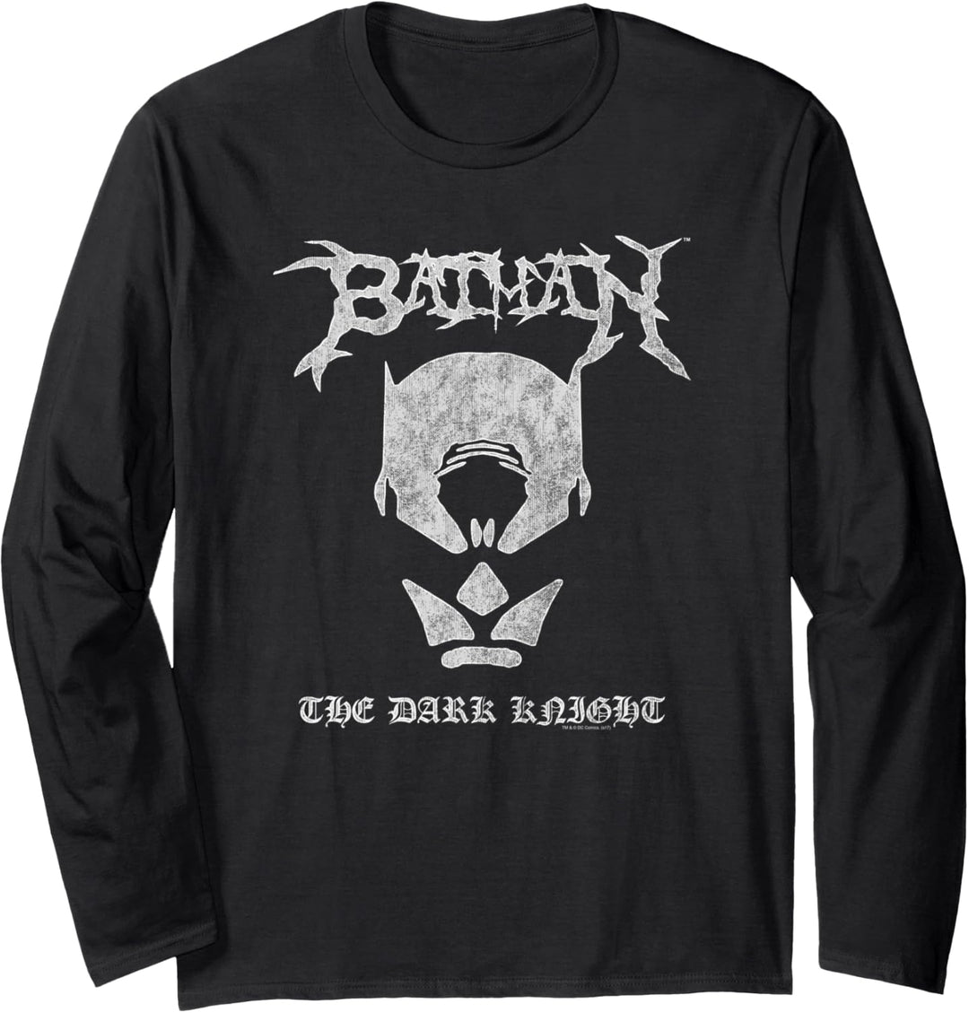 Batman Black Metal Batman Langarmshirt