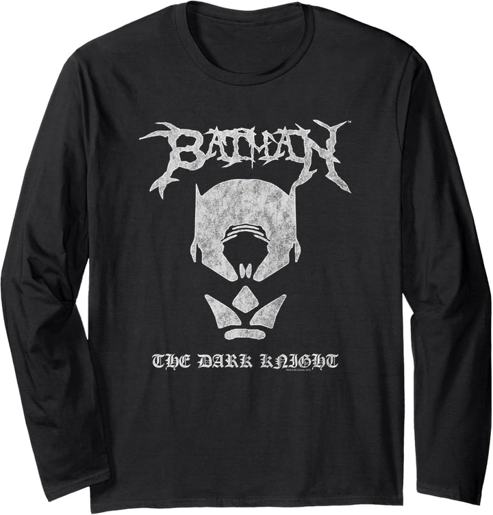 Batman Black Metal Batman Langarmshirt