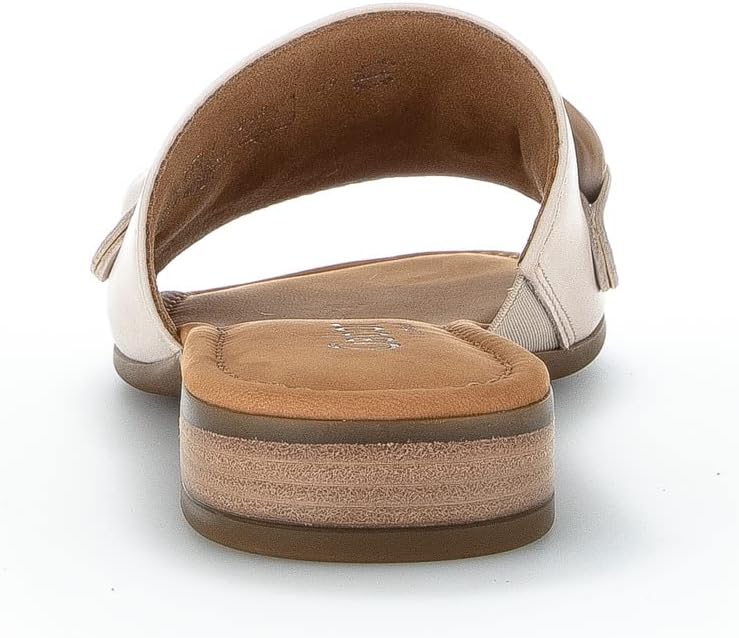 Gabor Damen Pantoletten, Frauen Sandalen,Moderate Mehrweite (G) 38 EU Beige Muschel, 38 EU Beige Mus