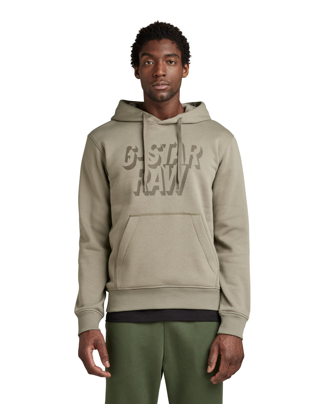 G-STAR Herren Retro Shadow Graphic Hooded Sweatshirt Sweats S Grün (Shamrock D22236-a971-2199), S Gr