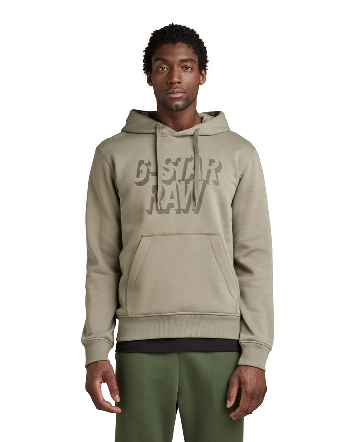 G-STAR Herren Retro Shadow Graphic Hooded Sweatshirt Sweats S Grün (Shamrock D22236-a971-2199), S Gr