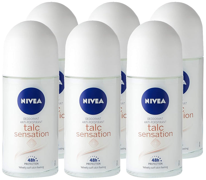 Nivea Nivea Roll-on Talc Sensation, 50 ml, 6 Stück 50 ml (6 erPack), 50 ml (6 erPack)