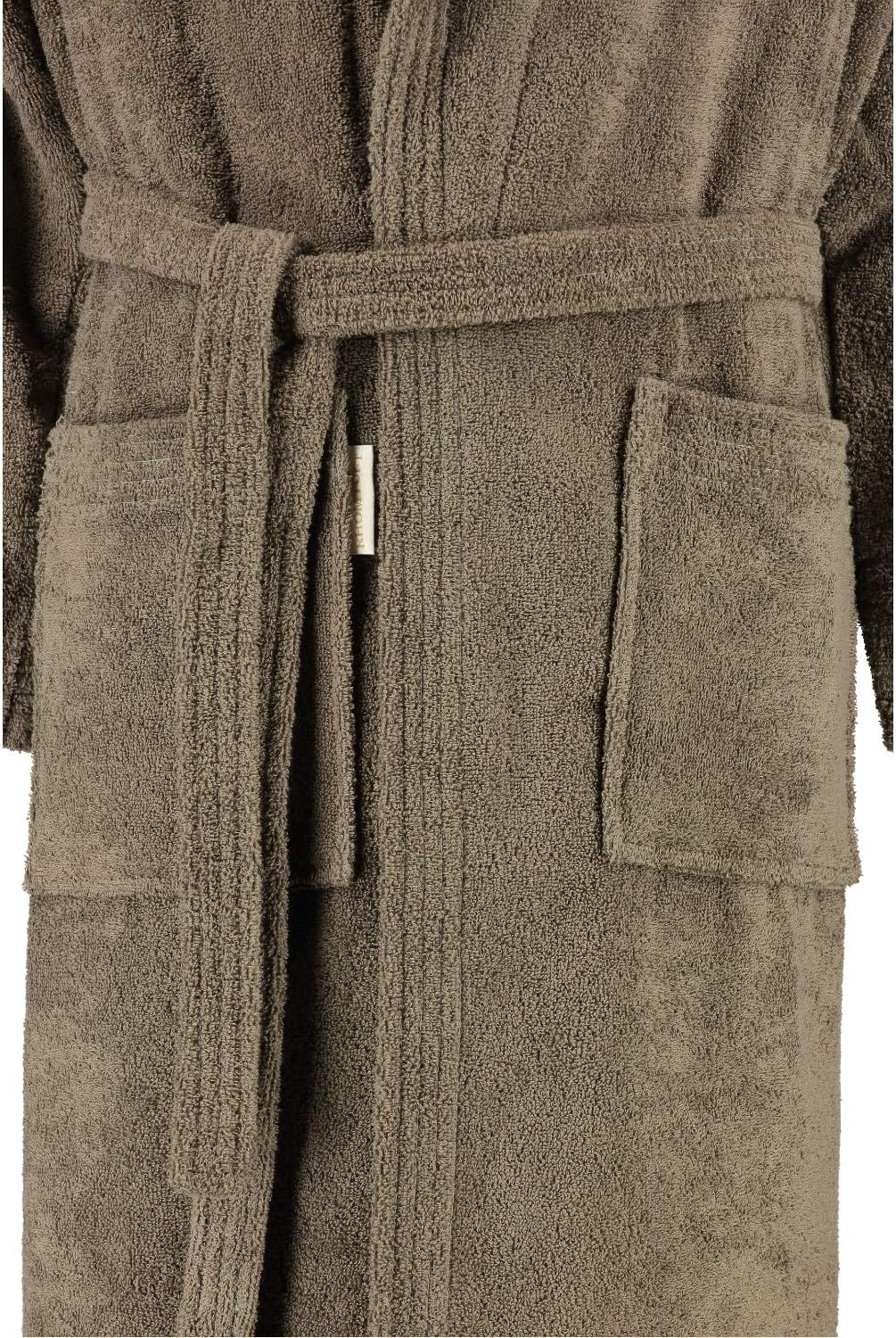 Rhomtuft Bademäntel unisex Schalkragen Sir & Lady taupe - 58 L, L