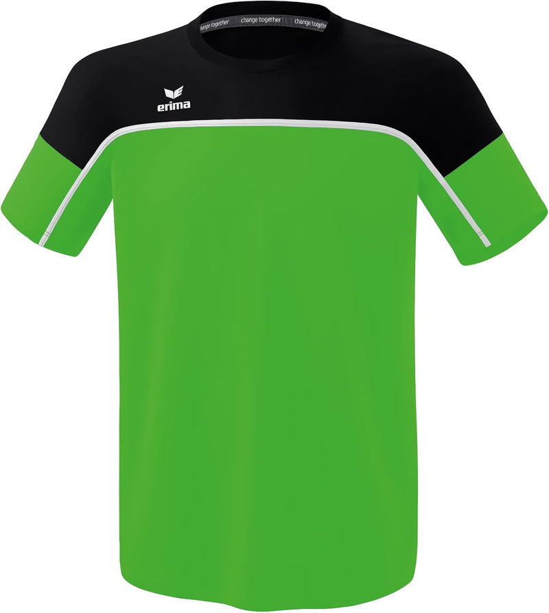 Erima Herren "CHANGE by erima" funktionelles T-Shirt L Green/Schwarz/Weiss, L Green/Schwarz/Weiss