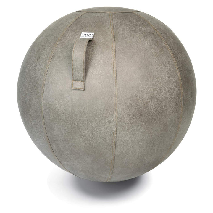 VLUV VEEL Sitzball, ergonomisches Sitzmöbel für Büro und Zuhause, Farbe: Schlamm (Mittelgrau antik),