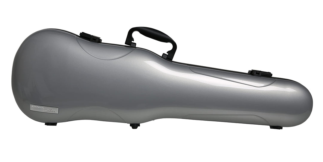 GEWA Violinformetui AIR 1.7 silber metallic / schwarz Made in Germany ohne zusätzlichen Seitengriff