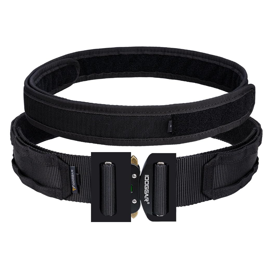 IDOGEAR 2 Zoll Taktischer Gürtel Combat Schnellverschlussschnalle Rigger Gürtel im Militärstil Molle
