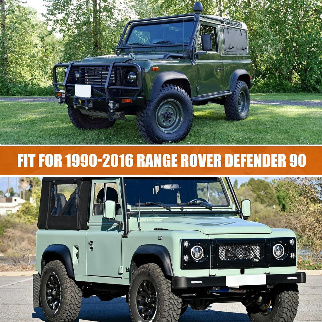 Autoabdeckung Wasserdicht Passend für Land Rover Defender 90 1990-2016, Vollgarage Autoplane Auto Ab