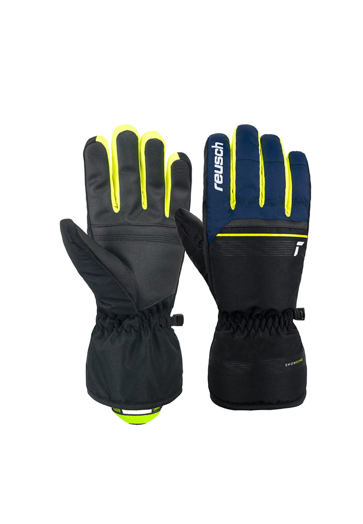Reusch Herren Snow King Garantiert Winddichte und Extra Atmungsaktive Skihandschuhe Softshellhandsch