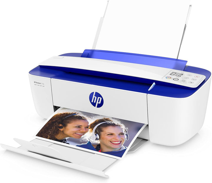 HP DeskJet 3760 A Thermischer Tintenstrahldrucker A4 1200 x 1200 DPI 19 ppm WiFi, Blau, Weiss