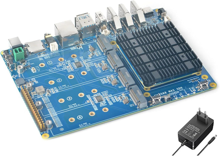 youyeetoo CM3588 Mini NAS Platform, up to 8K Video, RK3588,OpenMediaVault fit,16GB/8GB LPDDR4X, 4 x