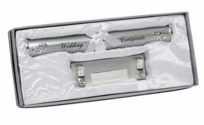 Deluxe Aufbewahrungsbox für Heiratsurkunde, personalisierbar