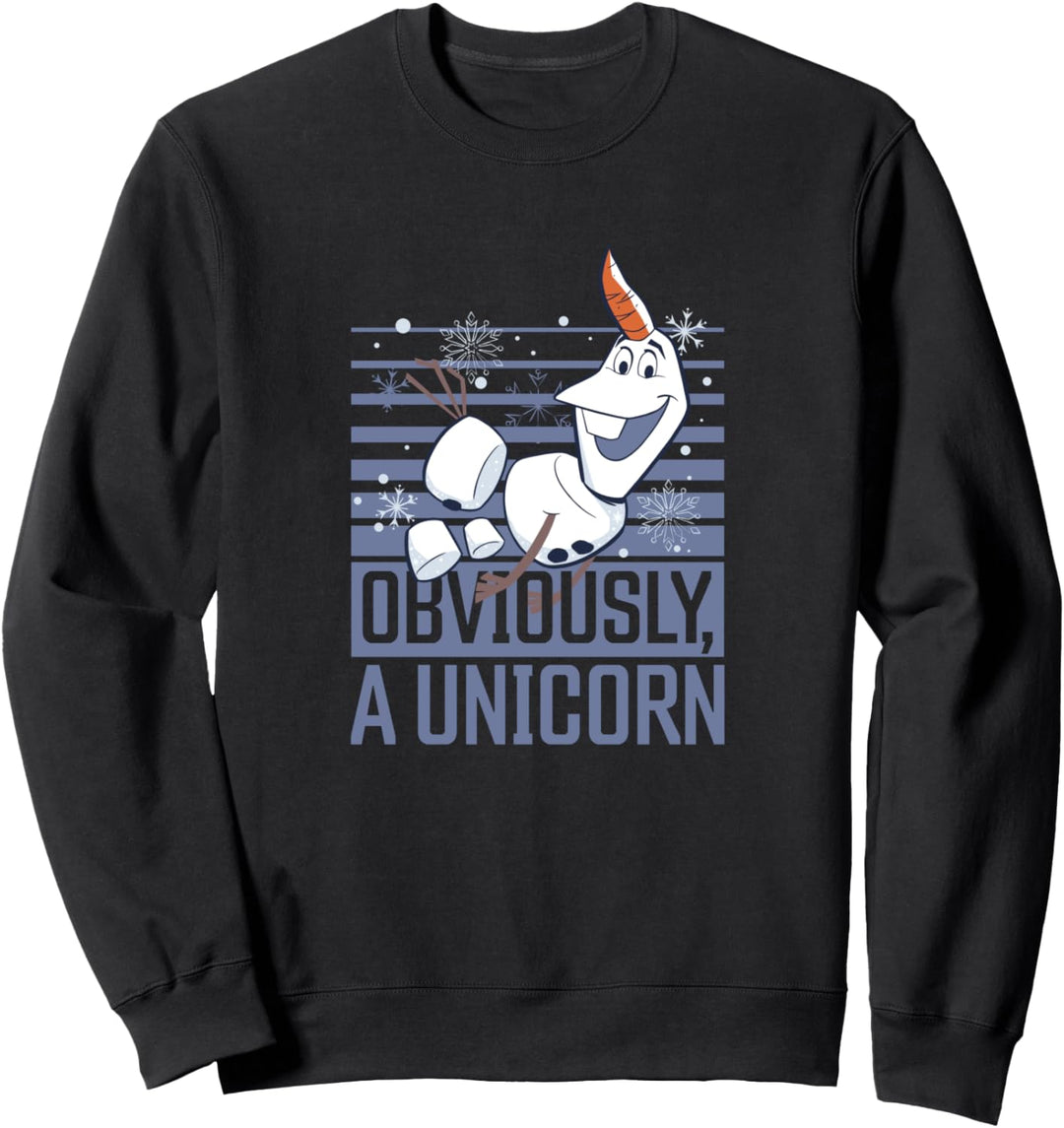 Disney Frozen 2 Olaf Obviously A Unicorn Sweatshirt