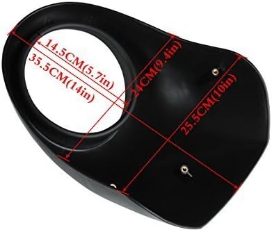 Scheinwerferblende Verkleidung Abdeckung für Harley Sportster Dyna