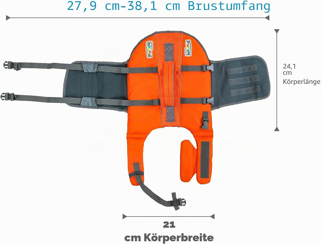 Kyjen 22018 Outward Hound Ripstop Quick Release Easy Fit Rettungsweste für Hunde, verstellbar, Gröss