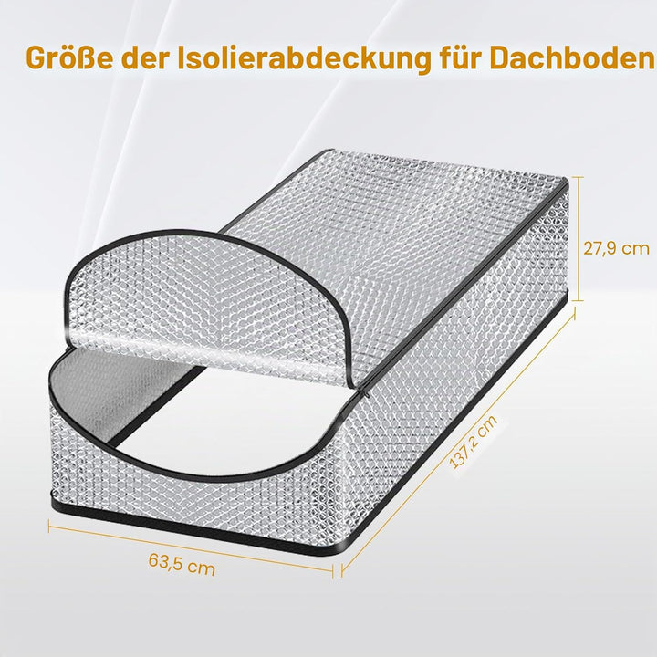 Dachboden-Treppen-Isolierabdeckung – Premium-Energiesparende Dachboden-Treppenleiter, Isolator zum H