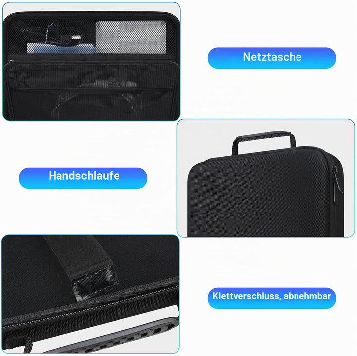 BOVKE Aufbewahrungsbox kompatibel mit Canon SELPHY CP1500 Compact Photo Printer, Extra Platz für Can