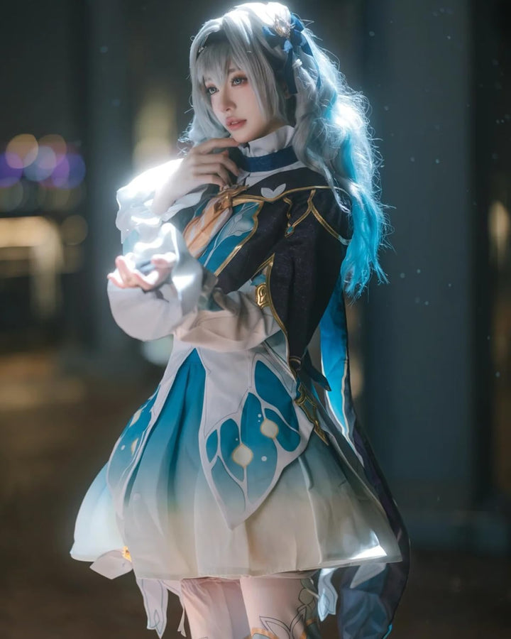 CR ROLECOS Honkai Star Rail March 7th Anaxa Cosplay Kostüm Outfit Spielfiguren Uniform Full Set Hall