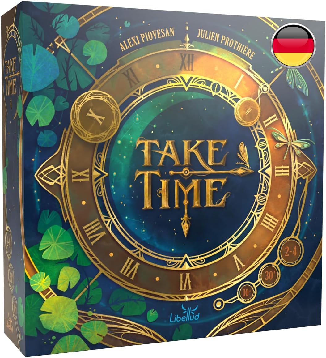 Libellud, Take Time, Familienspiel, 2-4 Spieler, ab 10+ Jahren, 30 Minuten, Deutsch