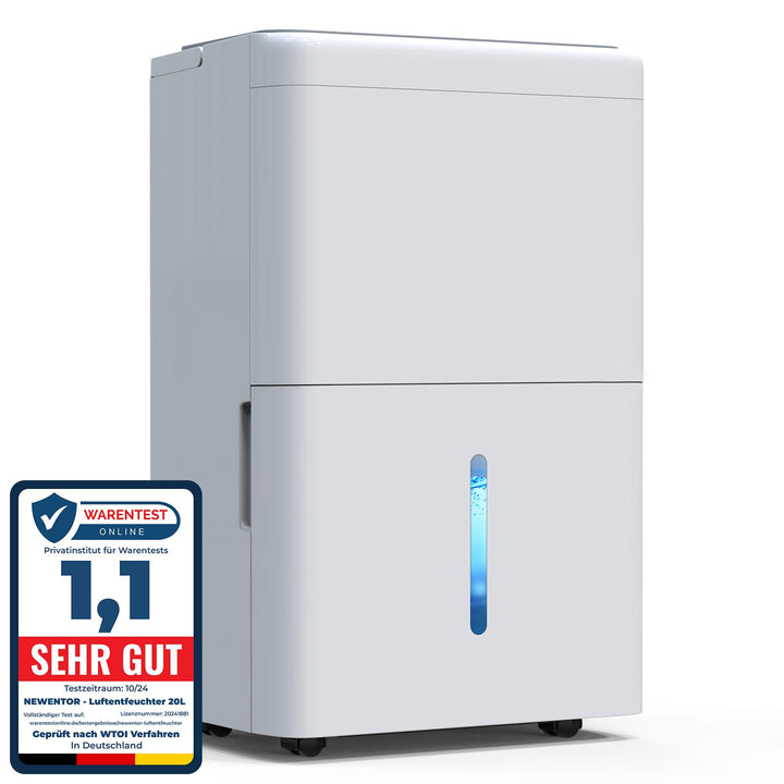 Newentor Luftentfeuchter elektrisch 20L, Entfeuchter elektrisch keller, Raumentfeuchter elektrisch,