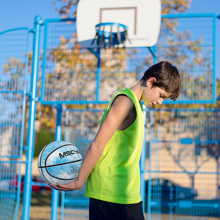 MSCYAE Basketball Grösse 5,Basketball für Kinder,Mini Basketball Grösse 3,Indooor Outdoor Basketball