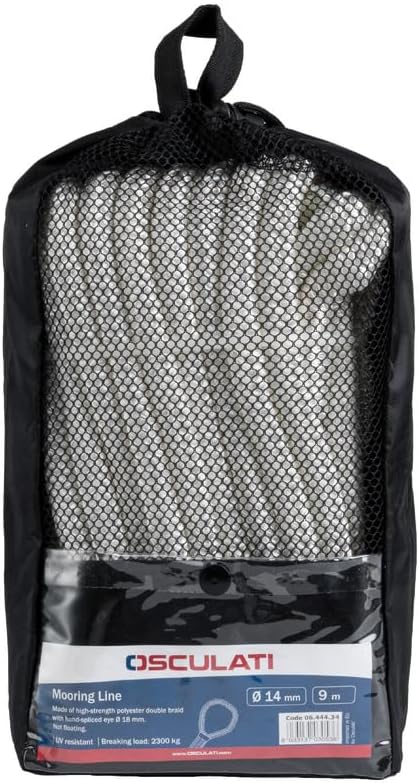 Osculati Festmacherleine mit Auge Navyblau 14 mm x 9 m