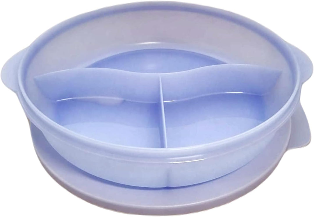Tupperware Mikrowelle CrystalWave 1,4 L mit Abtrennung helles lila Violet Micro Wave Pop