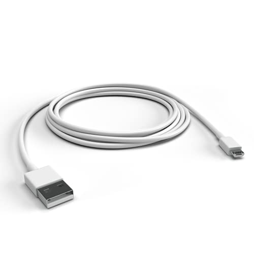 Micro-USB Ladekabel für ZTE Blade A520 Weiss 2 x 2 m Handy Schnellladekabel Datenkabel, Weiss 2 x 2