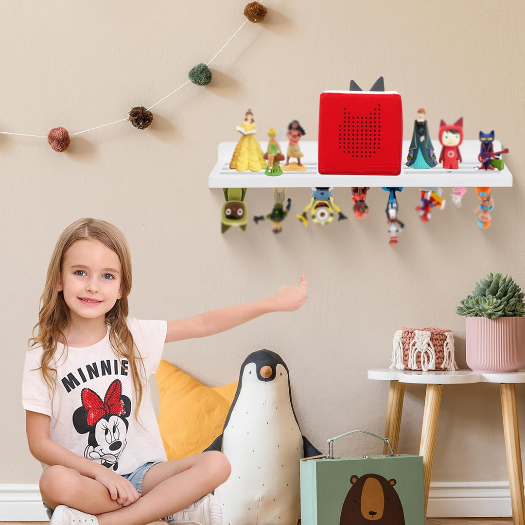 Für Tonies Figuren Regal Magnetisch,für Toniebox Aufbewahrung und Display Regal (für 36 Figuren),Wan