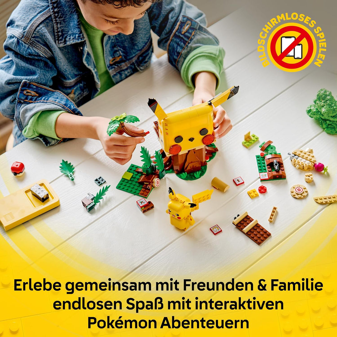 LEGO Pokémon SMART Play: Trainingshaus mit Pikachu - interaktives All-in-1 Spielset mit SMART Brick,
