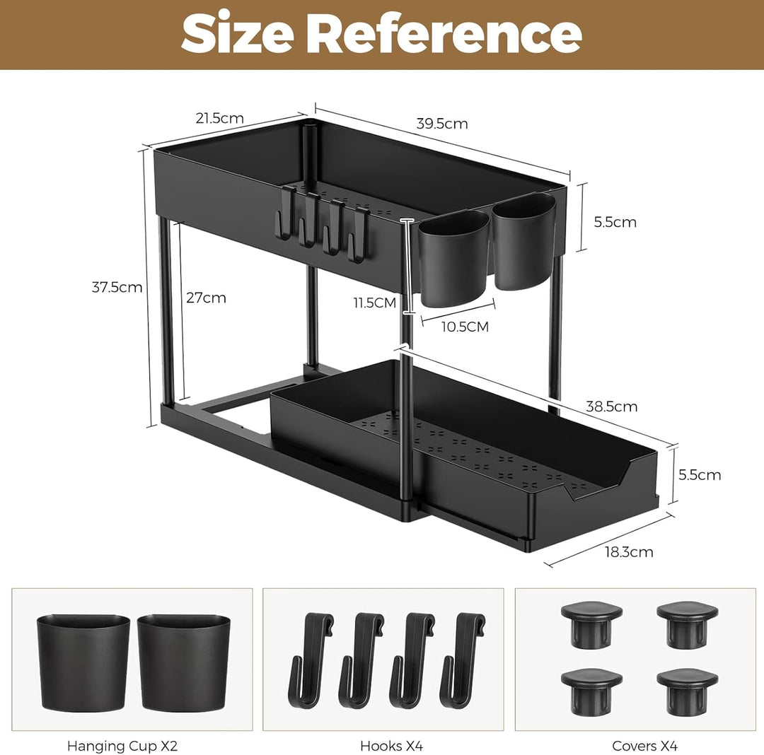 HIYAA Unter Waschbecken Regal-2pcs
