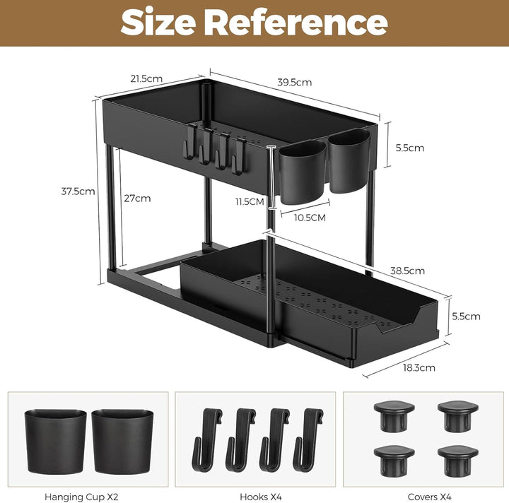 HIYAA Unter Waschbecken Regal-2pcs