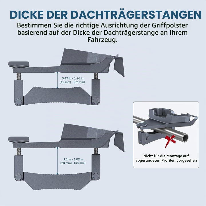 Starlink Mini Halterung - Starlink Mini Dachträgerhalterung 1,2-4,8 cm für Satellitenzubehör, passen