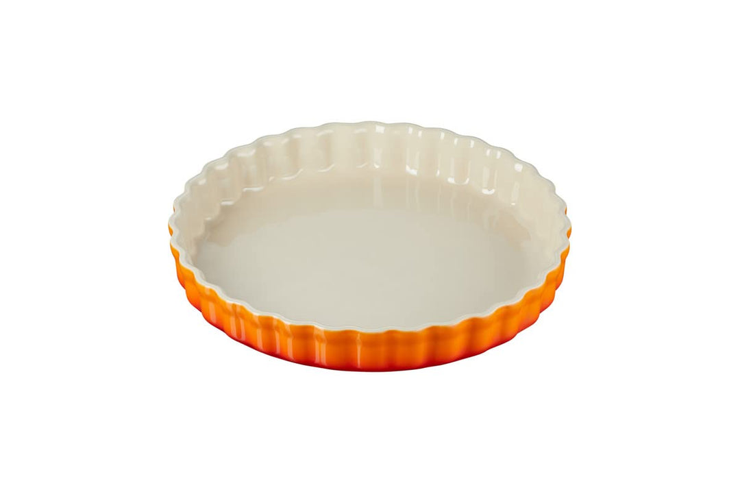 Le Creuset Tarteform aus Steinzeug, 28 cm, 2.1 Liter, Ofenrot, 71120280900001 Ofenrot 28 cm, Ofenrot