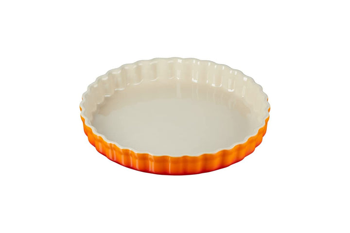 Le Creuset Tarteform aus Steinzeug, 28 cm, 2.1 Liter, Ofenrot, 71120280900001 Ofenrot 28 cm, Ofenrot