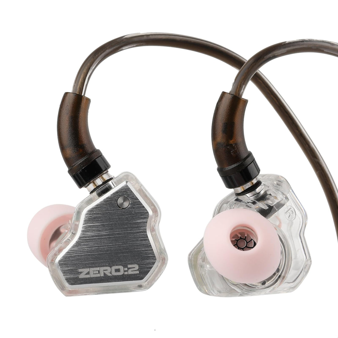 LINSOUL 7Hz x Crinacle Zero:2 In-Ear-Monitor, Aktualisierter 10mm dynamischer Treiber IEM, kabelgebu