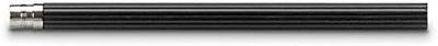 Graf von Faber-Castell 118646 - Ersatzbleistifte Perfekter Bleistift, 5 Stück, platiniert, Schwarz