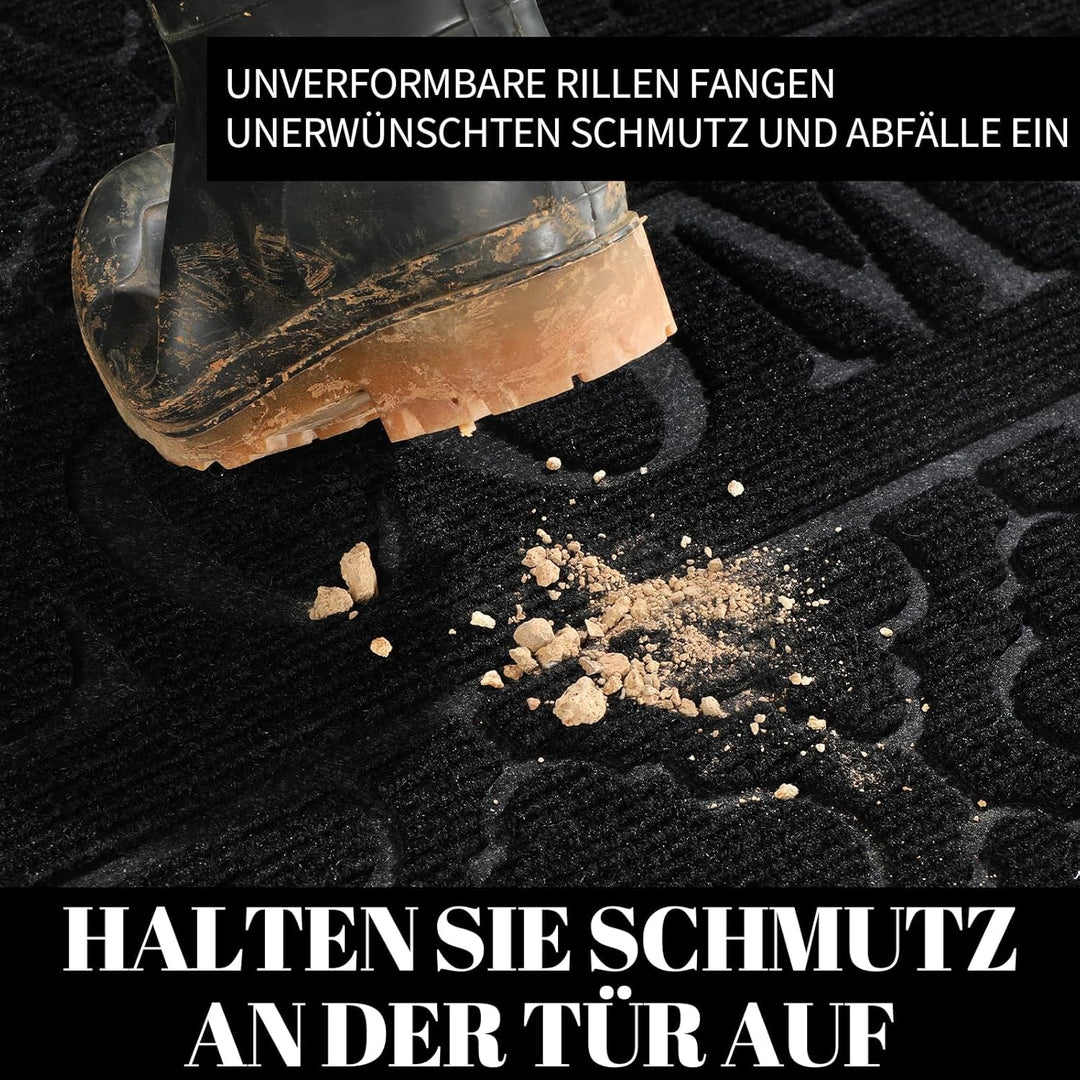 Yimobra Fussmatten – rutschfeste, waschbare, Strapazierfähige Türmatte für Haustüren, Flur, Büro – S