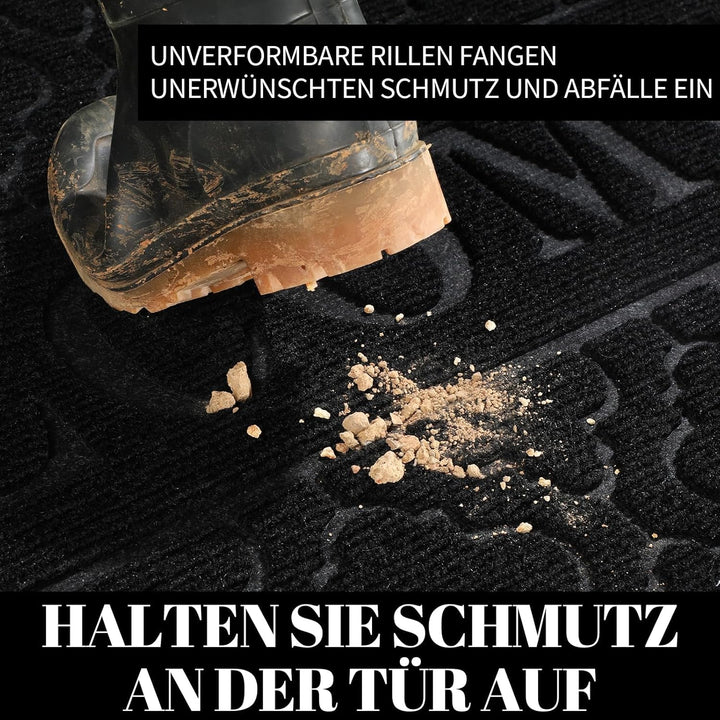 Yimobra Fussmatten – rutschfeste, waschbare, Strapazierfähige Türmatte für Haustüren, Flur, Büro – S