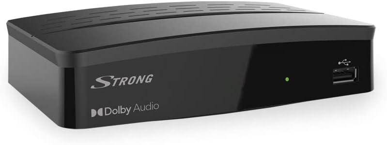 Strong SRT 8209 Digitaler HD-Receiver (DVB-T2, HDMI, USB Recorder, SCART, HEVC) schwarz