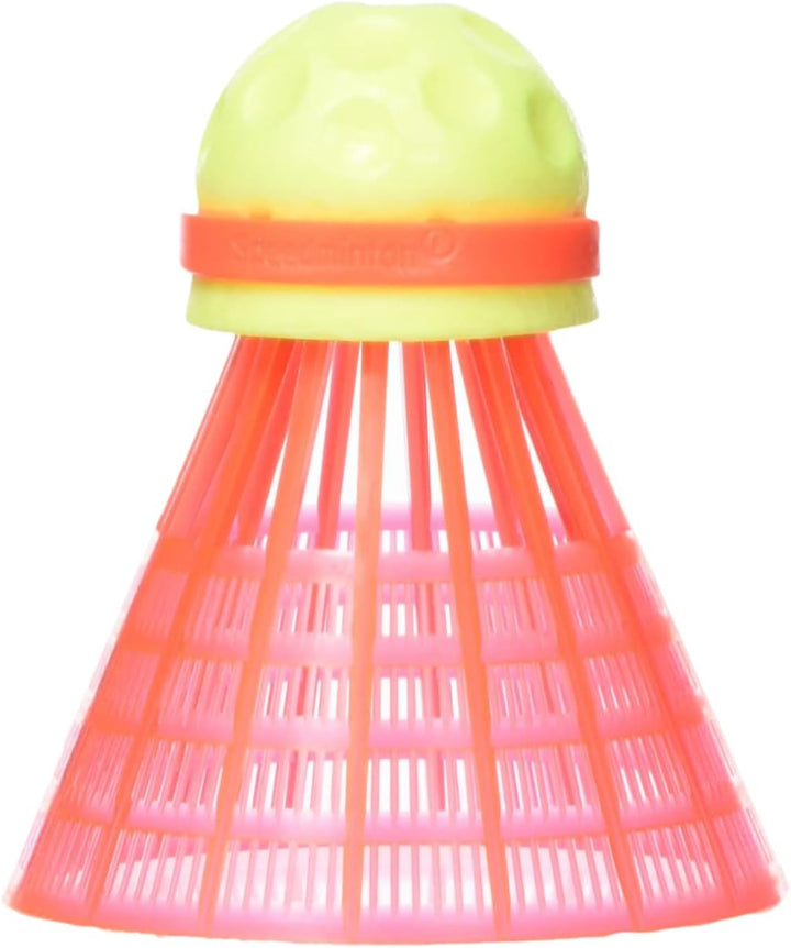 Speedminton FUN Set - Alternative zu Beachball/Federball inkl. 2 HELI Speeder für Strand, Park, Gart