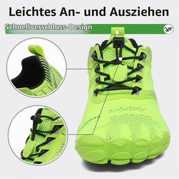 SAGUARO Unisex Barfussschuhe Damen Minimalistische Fitnessschuhe Herren Outdoor Wanderschuhe Trailla
